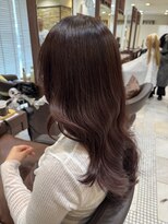 ファブ 千葉店(FaB)&nbsp;【ブリーチなしワンカラー×ピンクブラウン】
