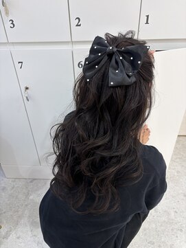 ロンドブルーム 天神大名店(Lond Bloom) ブリーチなしカラー/ヘアアレンジ/ヘアセット/福岡/10代20代30代