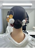 ショート　つやんとシニヨン