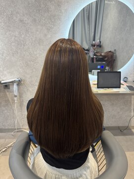 モアナ バイ ラナ 甚目寺店(MoanA BY LANA) 大人かわいい/ボブ/美髪/艶髪/ミルクティーベージュ/縮毛矯正