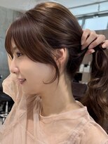 アッシュ 茗荷谷店(Ash)&nbsp;茗荷谷レイヤーカット韓国ダブルカラー顔周り前髪カットボブ