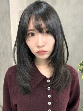 ヴェイン 渋谷(vain) 赤み消しカラーオリーブブラウンミディアムレイヤー