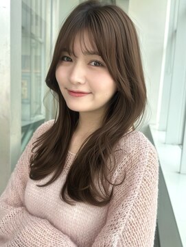 バイオレットジェム(Violet`jem) 顔まわりカットマロンベージュレイヤーカットシースルーKA-134
