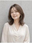 白髪ぼかし×くびれミディ