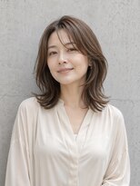 パルフェ ヘアー バイ オーク 九大学研都市(parfait hair byOAK)&nbsp;ミディアムレイヤー