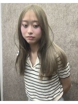 ニルバ(niLva) ブリーチダブルカラー透明感オリーブベージュグレージュ