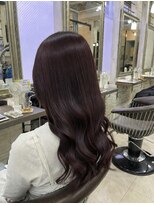 ヘアーアンドメイク シークタチカワ 立川店(Hair&Make Seek)&nbsp;ブリーチなしワンカラー◎艶ラベンダーピンク
