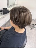 白髪ぼかしハイライト