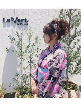 ルヴェール(Le Vert) 可愛く上品に♪浴衣着付け&ヘアセット