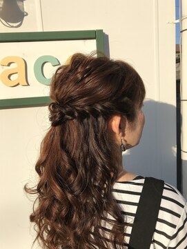 ツーピース(2Peace) ハーフアップ