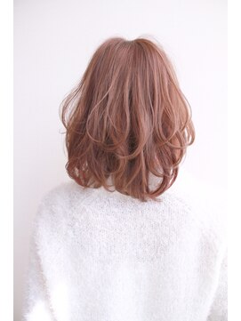 ヘアメイク イズム(HAIR MAKE ism) 【ism 千葉】ピンクブラウン×ゆるふわボブB