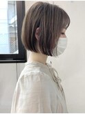 くびれミディイルミナカラー髪質改善イヤリングカラー