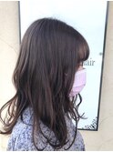 ロング×透明感カラー