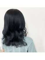 ヘアーメイク ラウラ(Hair+Make RauRa) イケモト★ブルーブラックカラー