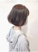 透け感が◎ショートボブstyle
