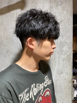 ジュジュル 稲毛本店(jujur) メンズ／パーマ/カーキグレージュ／イルミナ【稲毛】