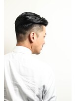 レンゲン(LENGEN)&nbsp;束感刈り上げビジネス七三ツーブロックアップバング３１０