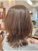 40代50代 お手入れ簡単ウルフミディアム