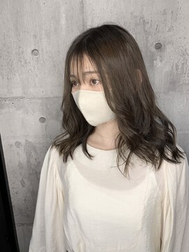 ハク(haku) [吉原勇気]透明感カラー＋顔まわりカット