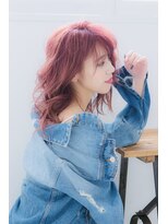 ミエルヘアーエスト 新宿店(mielhair est)&nbsp;チェリーピンクセミディ