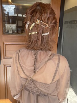 ヘア プロデュース キュオン(hair produce CUEON.) お呼ばれヘア×ボブアレンジ