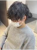 横浜★前下がりメンズのツイストスパイラルパーマ