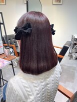 ブリーチなしラベンダーカラー