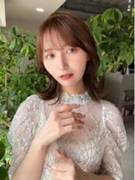 フラッグ ヘアー 天神西通り店(Flag HAIR) 外ハネボブ　　韓国