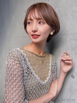 オーブ ヘアー エイミ 福岡七隈店(AUBE HAIR amy) 20代・30代_丸みショート