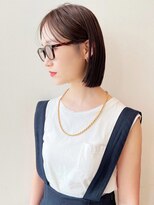 ケーツー あべのキューズモ-ル店(K-two) まとまるボブ*ミニボブ*ショートボブ*グレージュカラー*白髪染め