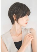 くびれ美人ショート20代/30代/40代/50代/黒髪アッシュ