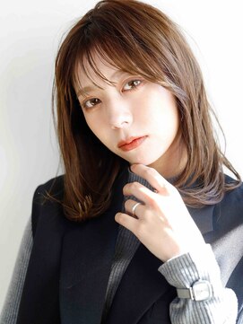 スクエアウーノ 博多(SQUARE＊UNO HAKATA) シースルーバング　ベージュカラー　ワンカール