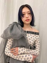 エアー 青山(AIR)&nbsp;ブルーブラック×フェイスレイヤーボブ