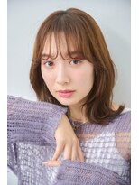 リトル 下長(little)&nbsp;フェミニンココアベージュミディ