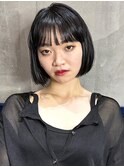 #黒髪#ストレート#ボブ