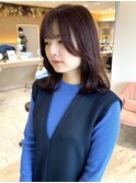 【くびれヘア】数ミリ単位でこだわる顔周りカット