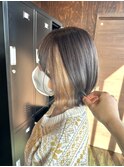 フェイスフレーミング+インナーカラー/ヘルシースタイル