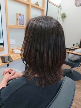 ナチュラル 名取店(Natural) 外ハネミディアムボブ