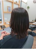 外ハネミディアムボブ