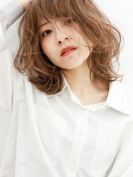 アイナミ ウィズ テトテ(AINM with tetote) 【 AINM 】エアリーカール/セミディ/シアーカラー