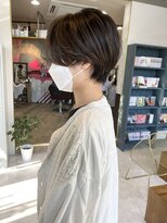 ヘイリー(HAILEY)&nbsp;【大人ショートカット】ひし形ショートボブ前髪あり20代30代40代