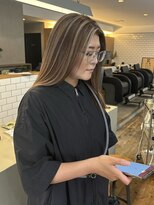 コミレ(COMILE)&nbsp;縮毛矯正毛にコントラストハイライト