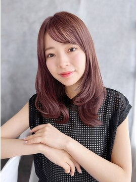 ヘアーアンドスマイル バル(hair&smile Baru) ツヤピンクカラー