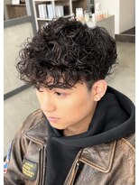 スイッチ(men's SWITCH)&nbsp;大分メンズプードルパーマスパイラル刈り上げマッシュレイヤー