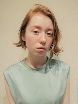 シーン 自由が丘(scene) 外ハネボブ/前髪◇ケアブリーチ_ハイトーン[自由が丘]