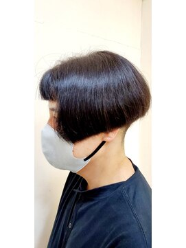 松本平太郎美容室 浦安店 前下がりグラボブ/30代40代50代60代