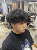 カット×ツイストスパイラルパーマ