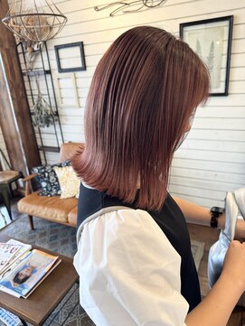 リリー(Lily) ＃ゆかのお客さま　秋に人気＊赤髪ミディ