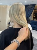 冬のプラチナブロンド