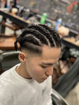 スリーセント 栄(3/cent) コーンロウ